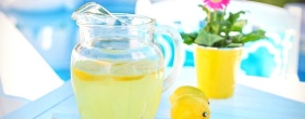 Как сделать лимонад на основе минералки?